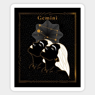 Gemini | Astrology Zodiac Sign Design Magnet